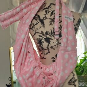 Pink Polka Dot Dog Carrier